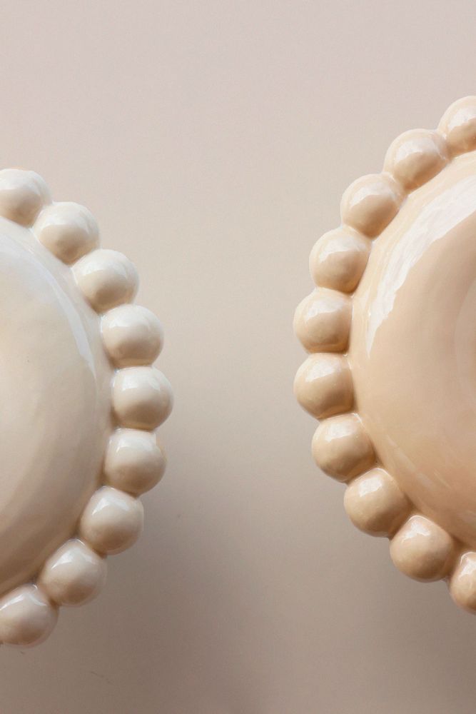 Design objects - Luna Tall Butter White Wall Lamp - BELLO ET BELLO