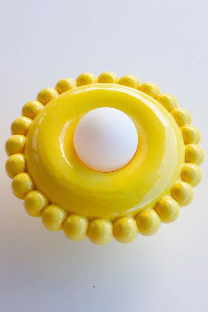 Design objects - Luna Tall Vanilla Wall Lamp - BELLO ET BELLO