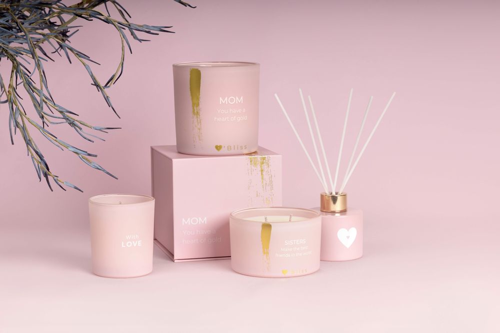 Bougies - Candle & diffuser giftset - Happiness - OBLISS