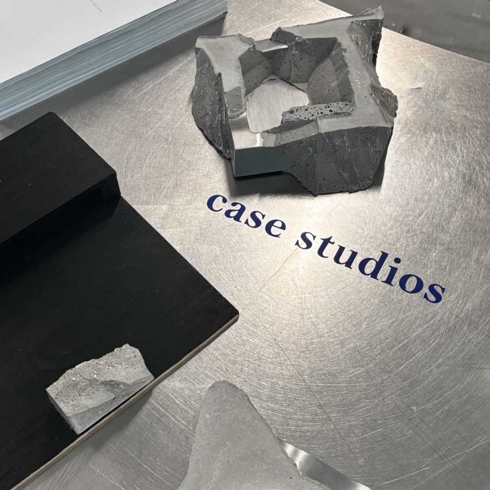 Bowls - Stainless Steel & Concrete Tray - CASE STUDIOS