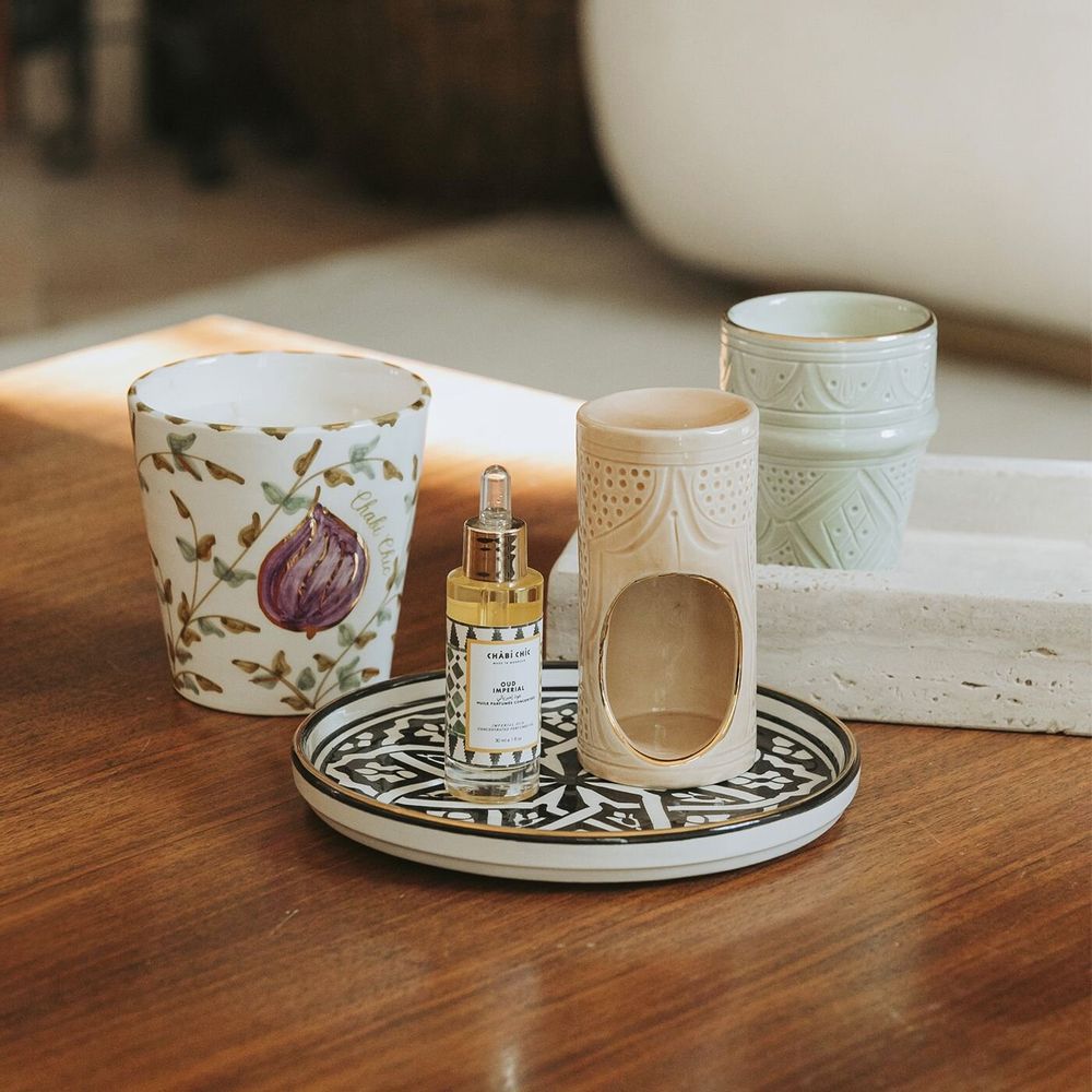 Scents - Engraved gold bowls and salad bowls - CHABI CHIC