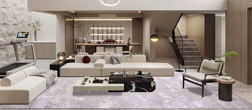 Tapis sur-mesure - TAPIS  "WITSAND " - PASSION DU TAPIS