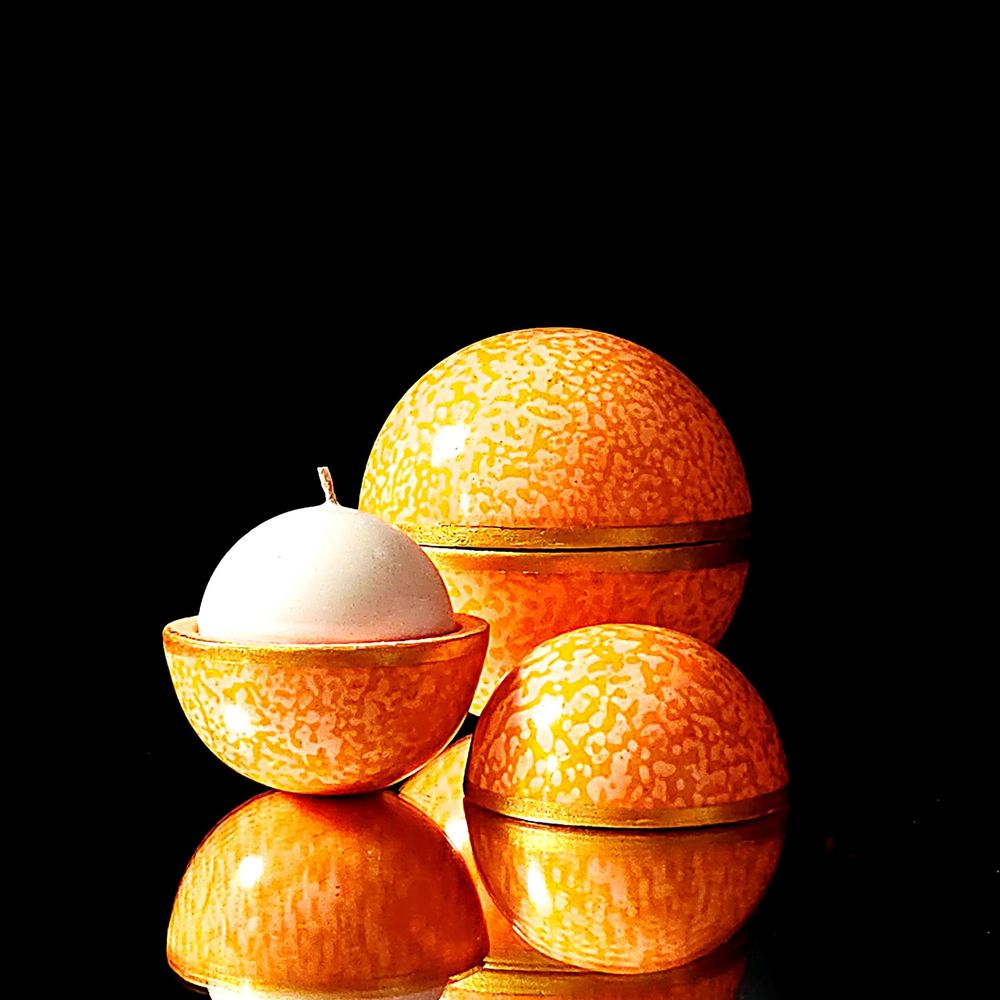 Cadeaux - Bougie Globe Bollywood Fleur d'oranger - PONPON CURIOSITAS