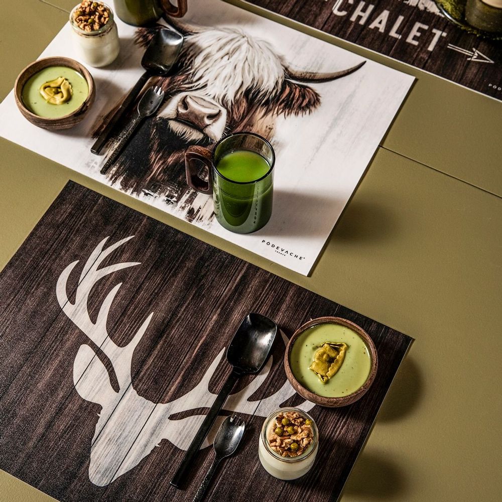 Placemats - Vinyl placemat and coasters. 100% made in France. - PODEVACHE