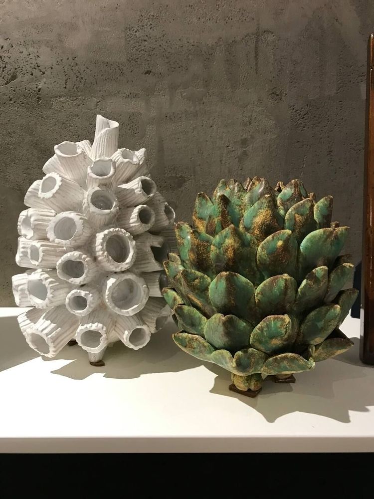 Objets de décoration - Objet décoratif "Artichaut vert" - GALERIE SANA MOREAU