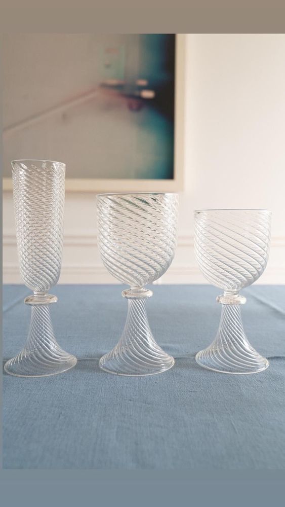 Verres à pied - Verres Baroques - ALYA TANNOUS