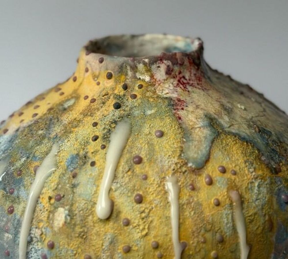 Vases - Vase "The Sky Aflame with Color" - GALERIE SANA MOREAU