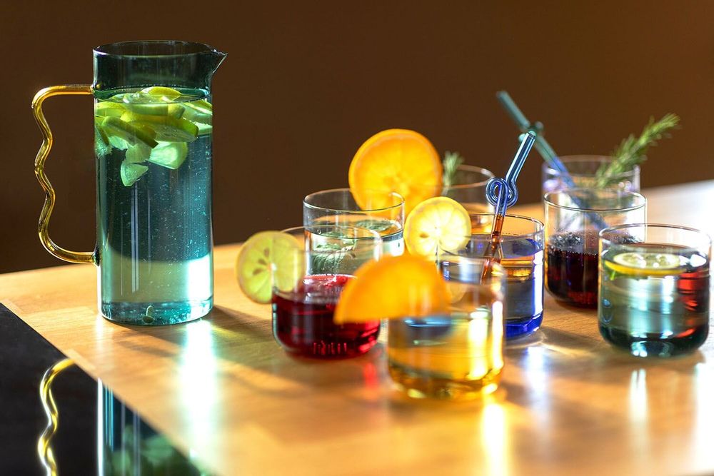 Verres - Série de verre RAINBOW - TRANQUILLO