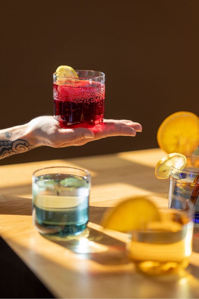 Verres - Série de verre RAINBOW - TRANQUILLO
