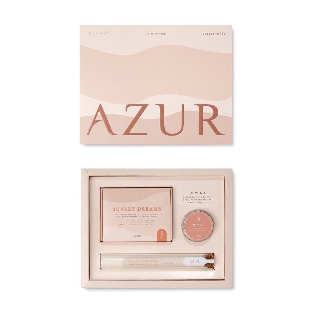 Savons - UNWIND - coffret cadeau - AZUR NATURAL BODY CARE