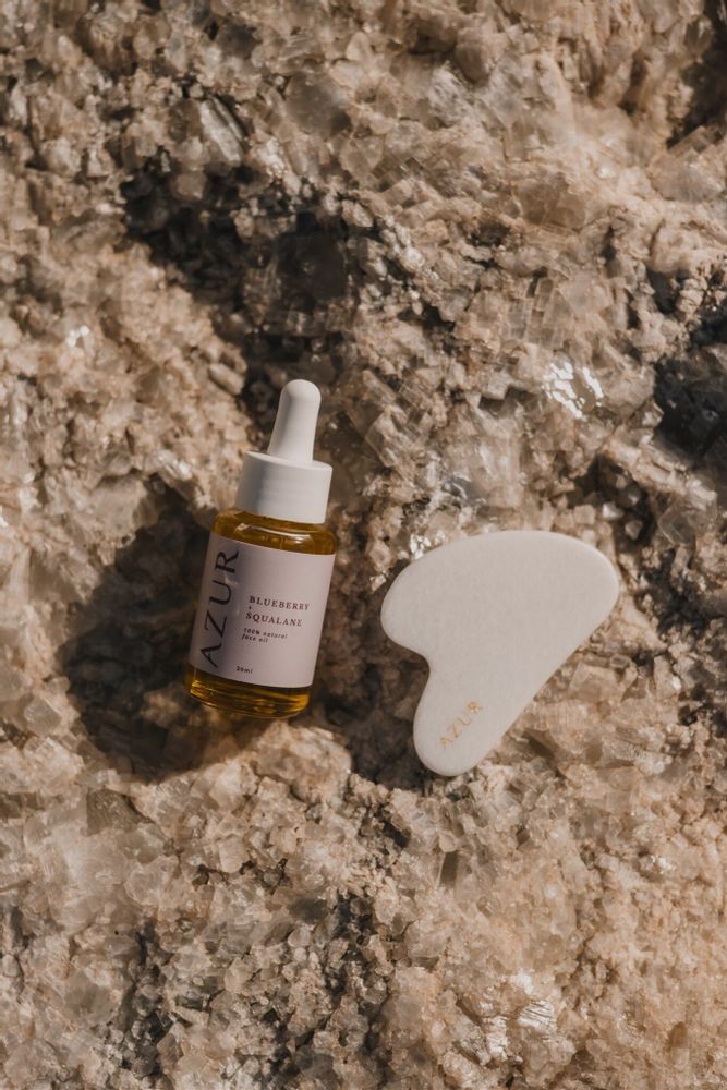 Soaps - FACE OIL | blueberry + squalane - AZUR NATURAL BODY CARE