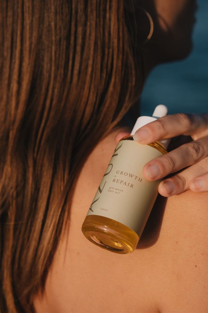 Soaps - GROWTH & REPAIR | 100% Natural Pre-wash Hair Oil with Rosemary - AZUR NATURAL BODY CARE