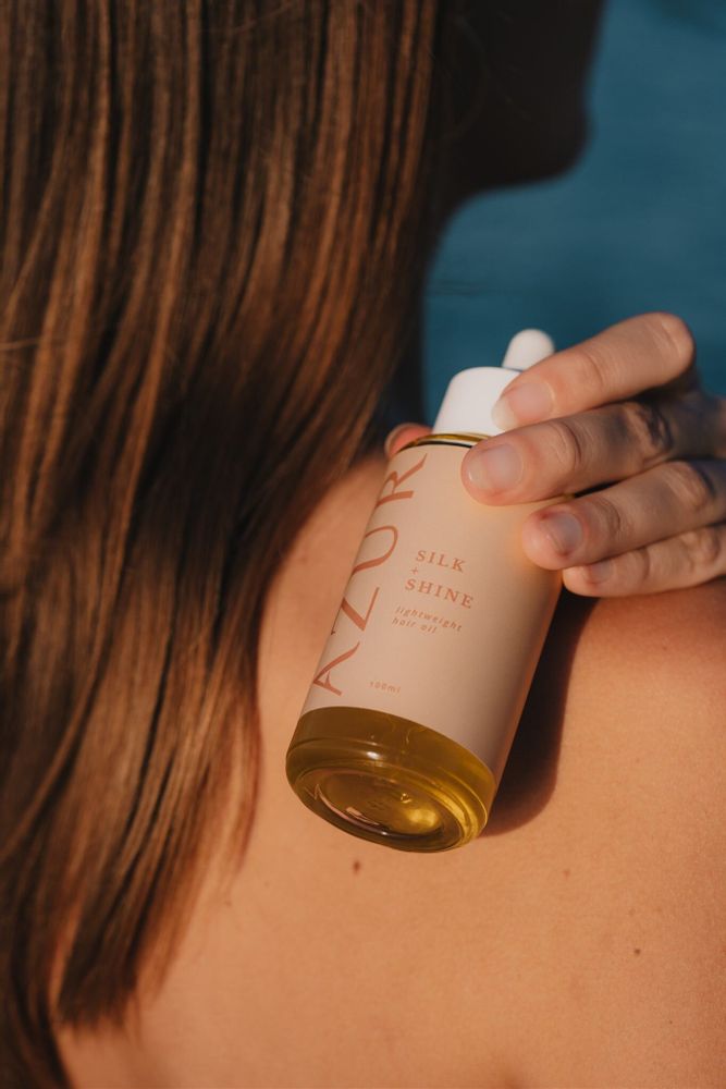Soaps - SILK + SHINE | Lightweight Hair Oil - AZUR NATURAL BODY CARE