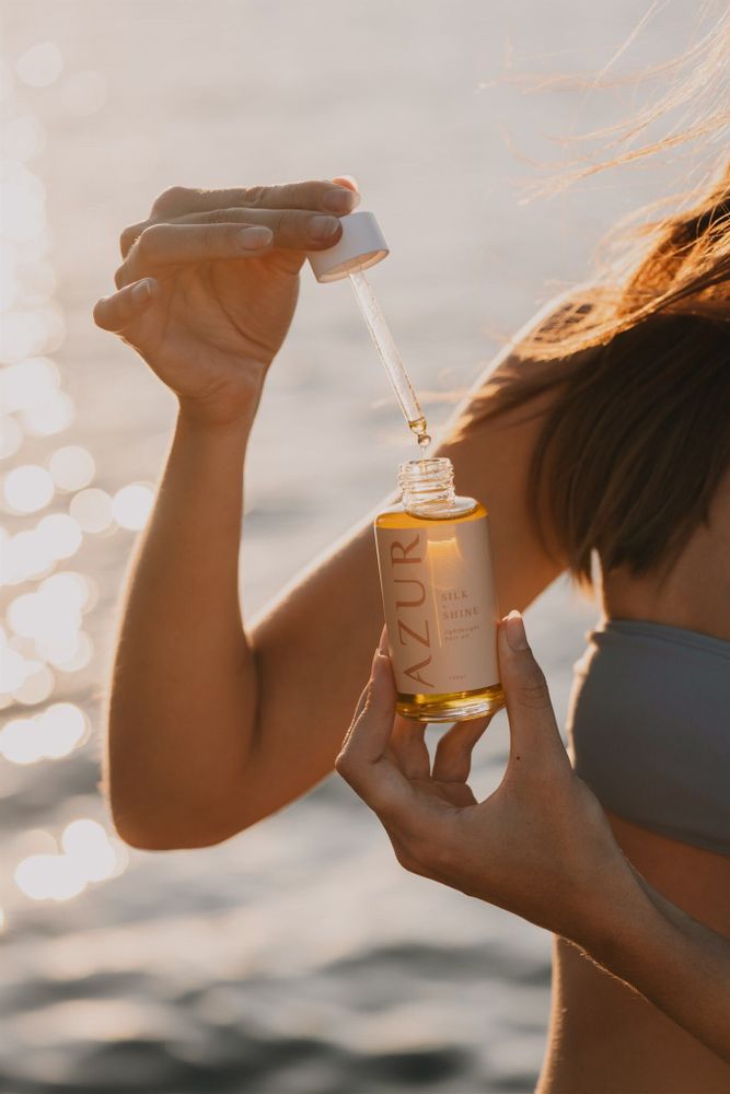 Soaps - SILK + SHINE | Lightweight Hair Oil - AZUR NATURAL BODY CARE