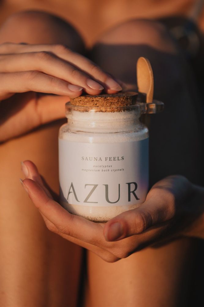 Soaps - Bath crystals 240 g - AZUR NATURAL BODY CARE