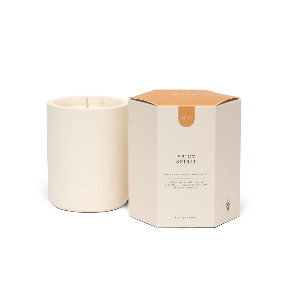 Candles - Spicy Spirit | scented candle - AZUR NATURAL BODY CARE