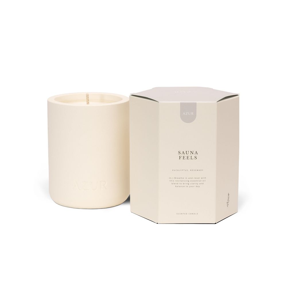 Bougies - Sauna Feels | bougie parfumée - AZUR NATURAL BODY CARE