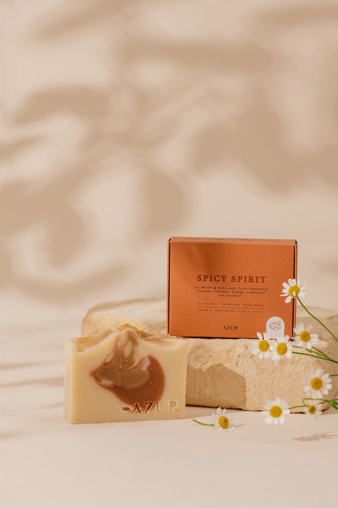 Savons - SPICY SPIRIT | barre pour le corps | savon naturel - AZUR NATURAL BODY CARE
