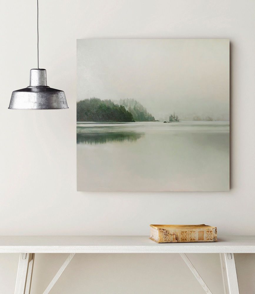 Aménagements pour bureau - « Sea vibes » Série de peintures abstraites texturées faites à la main - MATISS ART STUDIO