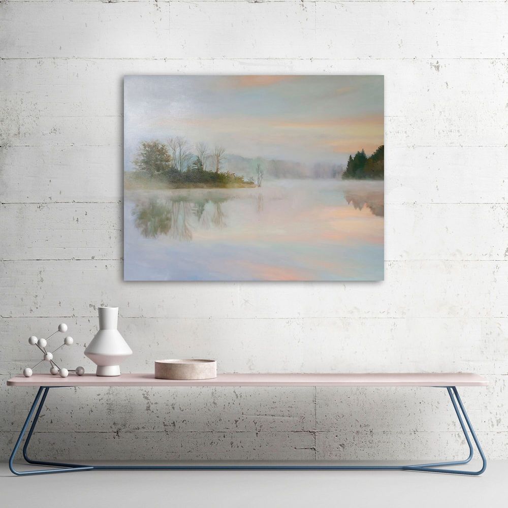 Aménagements pour bureau - « Sea vibes » Série de peintures abstraites texturées faites à la main - MATISS ART STUDIO