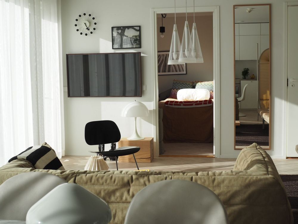 Mirrors - Full Length Mirror With Black Frame (50x200cm) - SCANDINAVIAN GLASSFACTORY