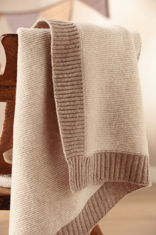 Plaids - Couverture tricotée pour enfants Wool Knit - BIEDERLACK
