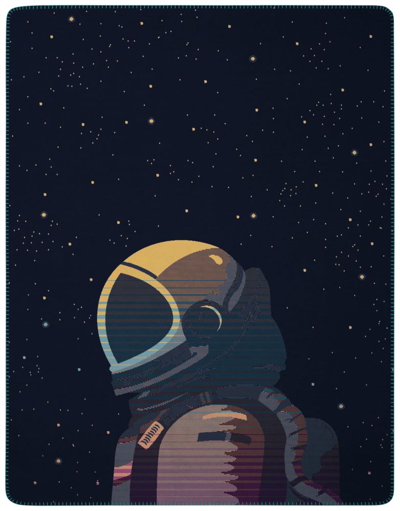 Throw blankets - Blanket for kids Astronaut - BIEDERLACK