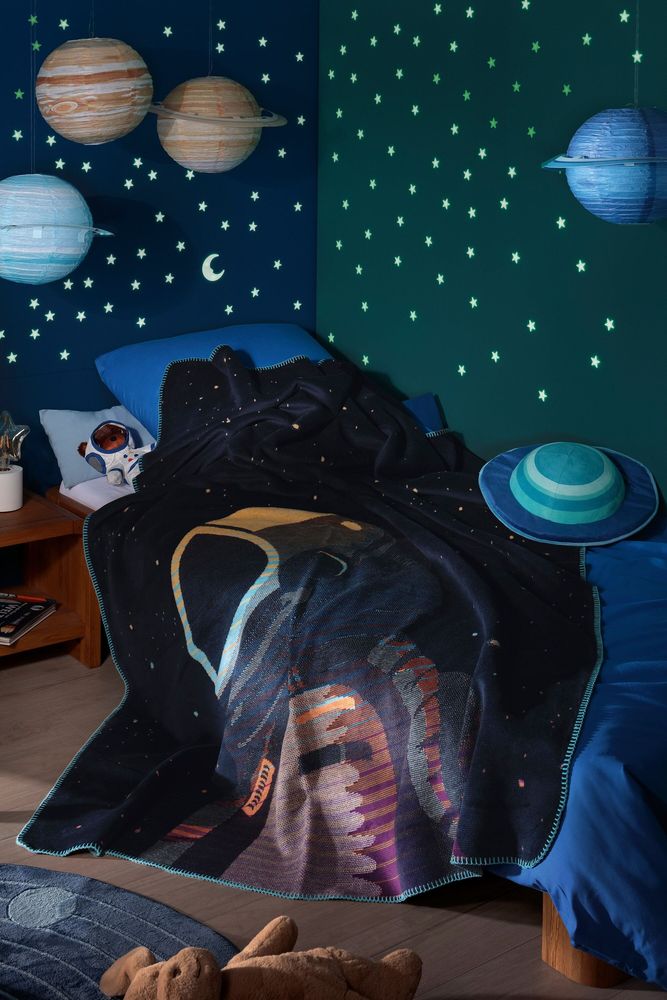 Throw blankets - Blanket for kids Astronaut - BIEDERLACK