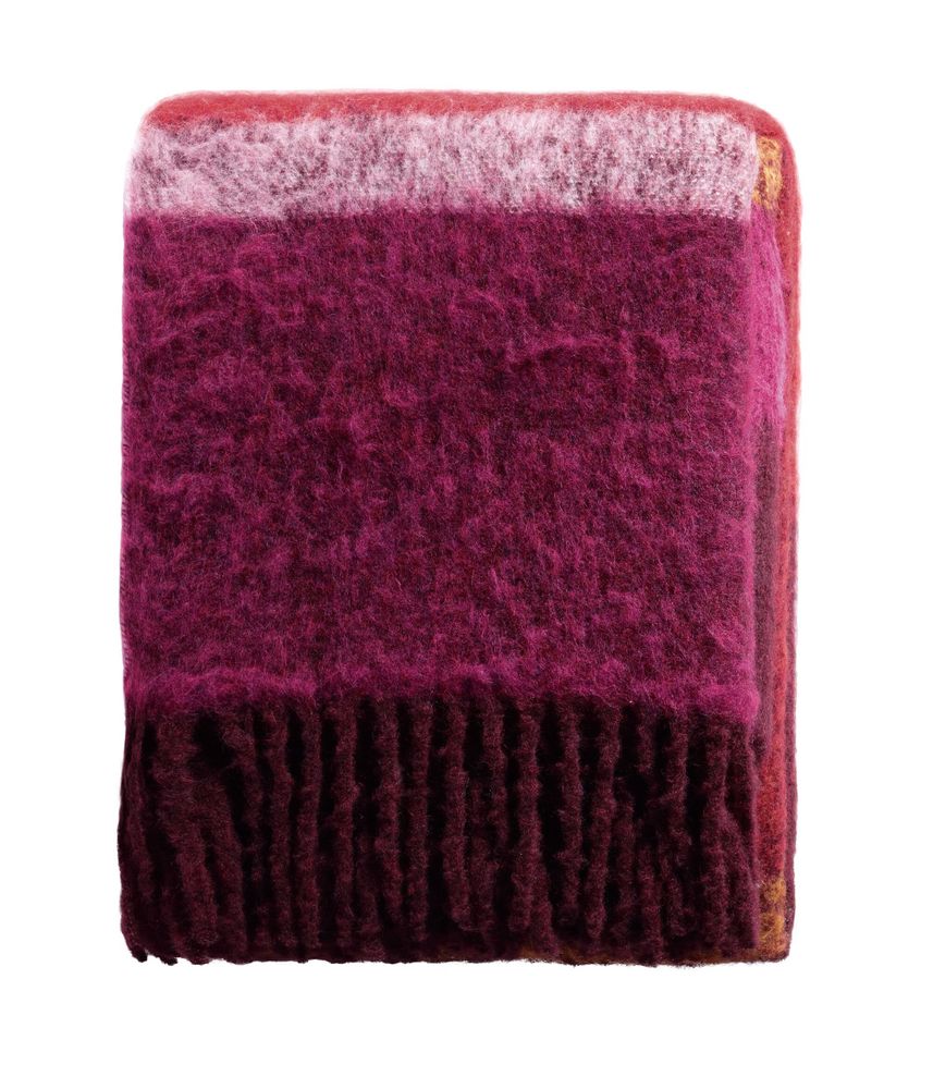 Throw blankets - Throw Mohair Look - BIEDERLACK