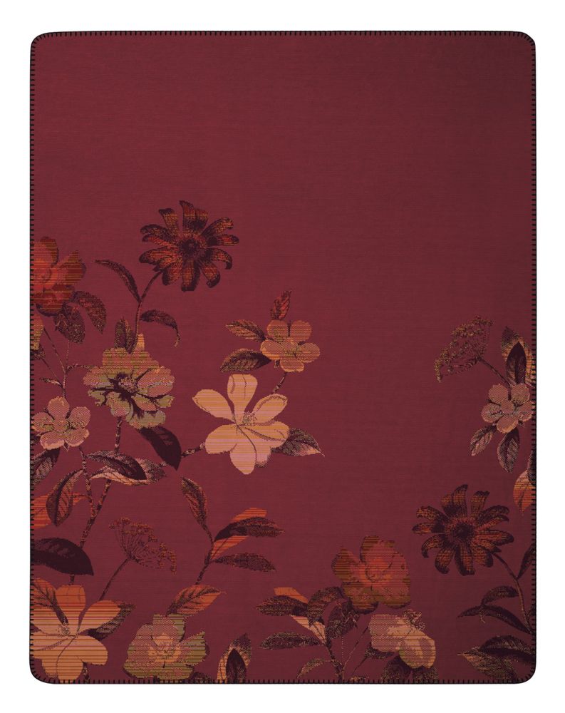 Throw blankets - Blanket Velvet Bloom - BIEDERLACK