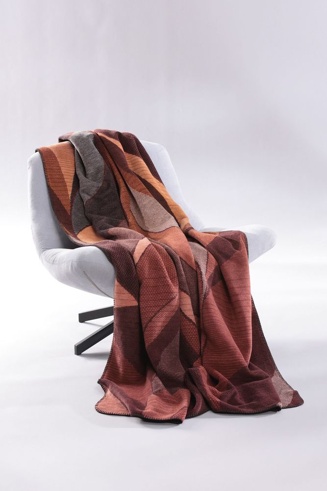 Throw blankets - Blanket Autumn Ember - BIEDERLACK