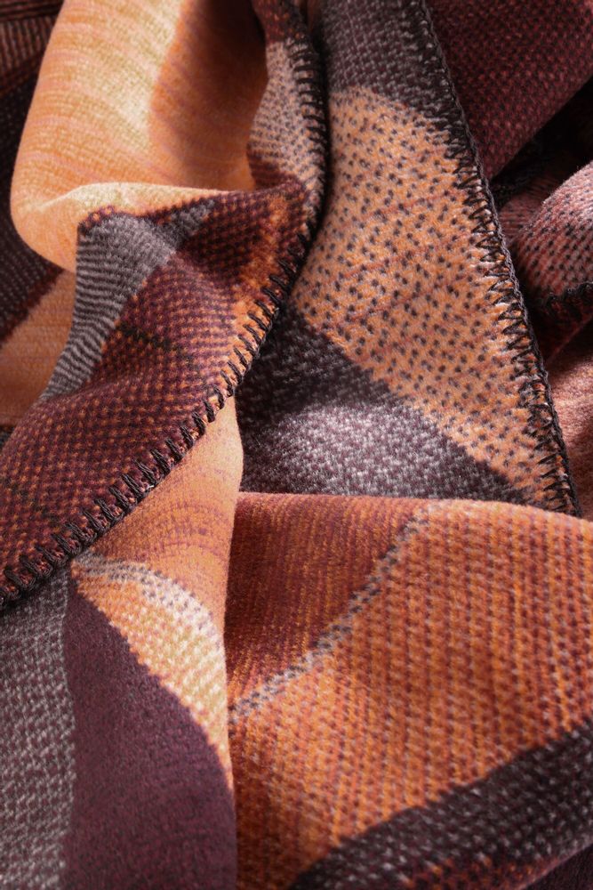 Throw blankets - Blanket Autumn Ember - BIEDERLACK
