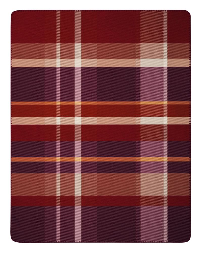 Throw blankets - Blanket Ruby Check - BIEDERLACK