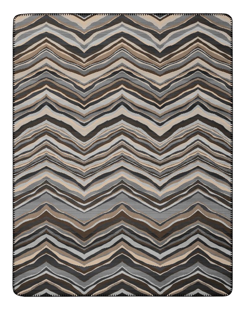 Throw blankets - Blanket Wild Lines - BIEDERLACK