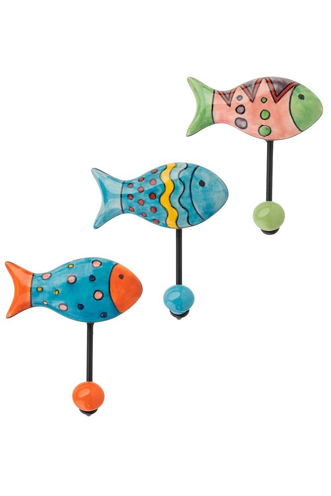 Objets déco enfant - Crochet mural CAT, MEOW, FIN FRIENDS & CUTE HOUSES - TRANQUILLO