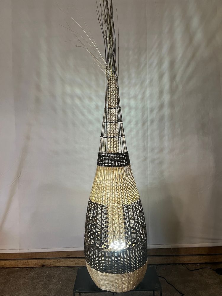 Unique pieces - sculpture eclairée - VANNERIE ROMAND'ART