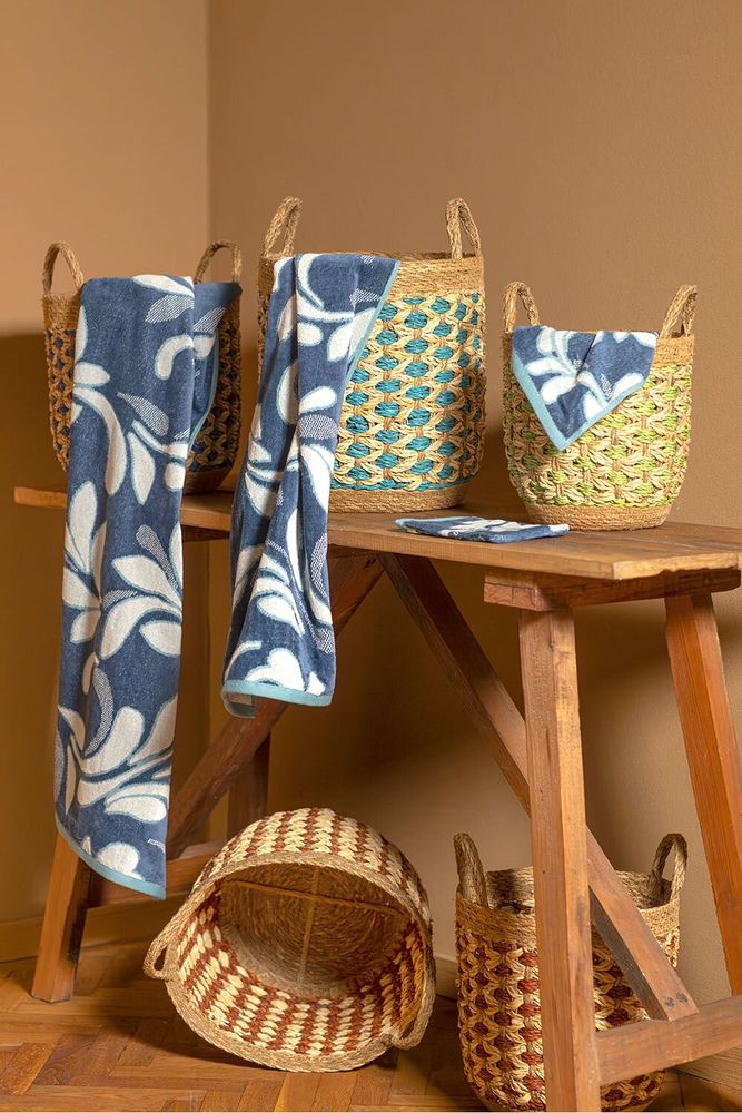 Boîtes de rangement  - Paniers de rangement SEAWEED Set of 3 - TRANQUILLO