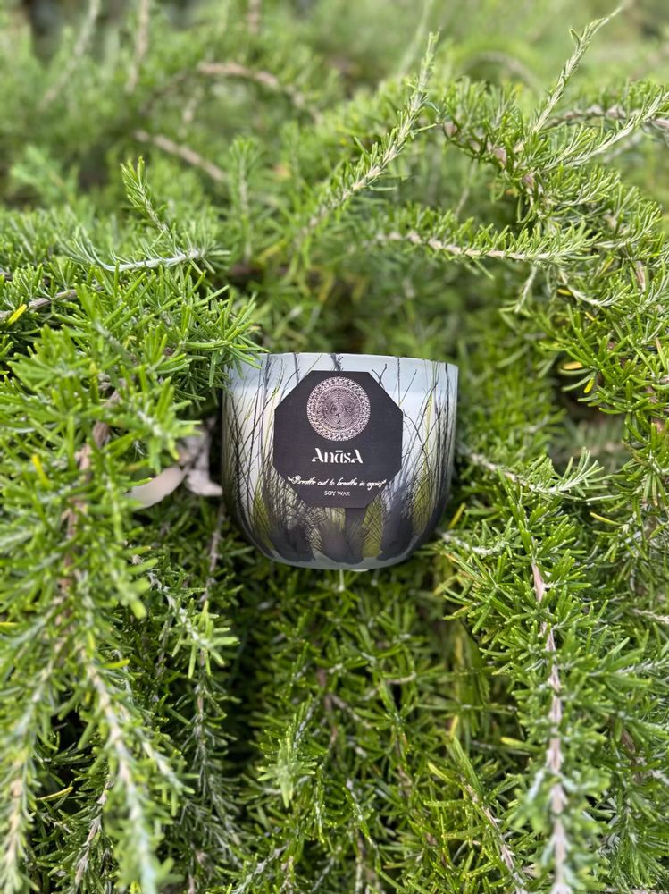 Candles - Handcrafted Luxury Soy Wax Candle - Drias - ANĀSA COLLECTION