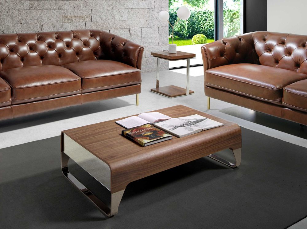 Coffee tables - Walnut wood coffee table - ANGEL CERDÁ