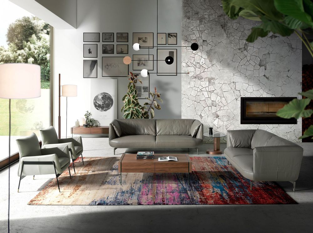 Sideboards - Walnut TV cabinet with glass sides - ANGEL CERDÁ