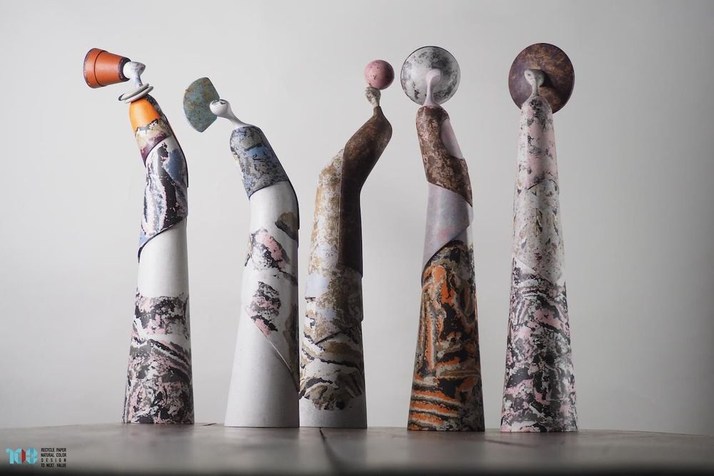 Decorative objects - OUR DESIGN RESTORES LIFE TO RECYCLE PAPER AND OTHER NATURAL MATERIALS. - 103PAPER SHOP