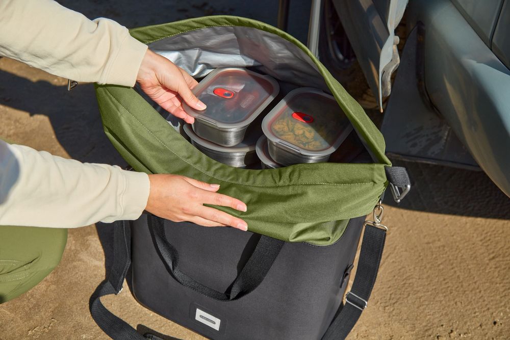 Cuisines de jardin - Glacière Isotherme 25L - Fabriqué avec du PET recyclé - BLACK+BLUM EUROPE