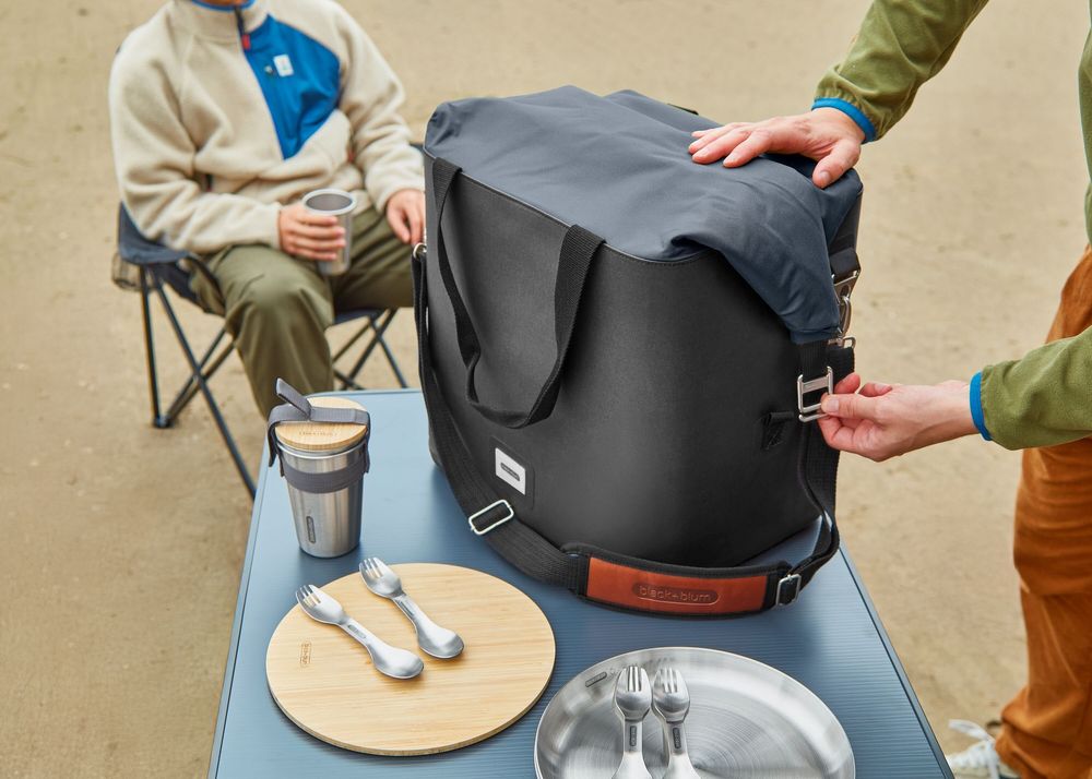 Cuisines de jardin - Glacière Isotherme 25L - Fabriqué avec du PET recyclé - BLACK+BLUM EUROPE