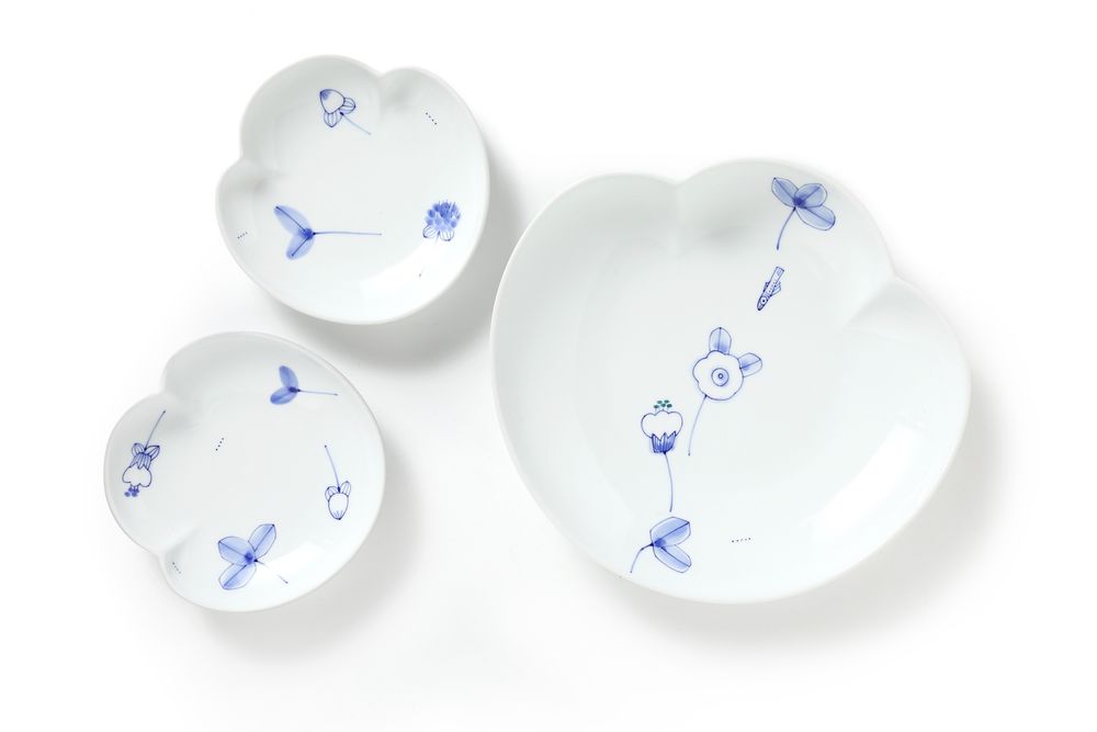 Everyday plates - [Park jae-guk Gallery] White butterfly dish - PARK JAE GUK GALLERY