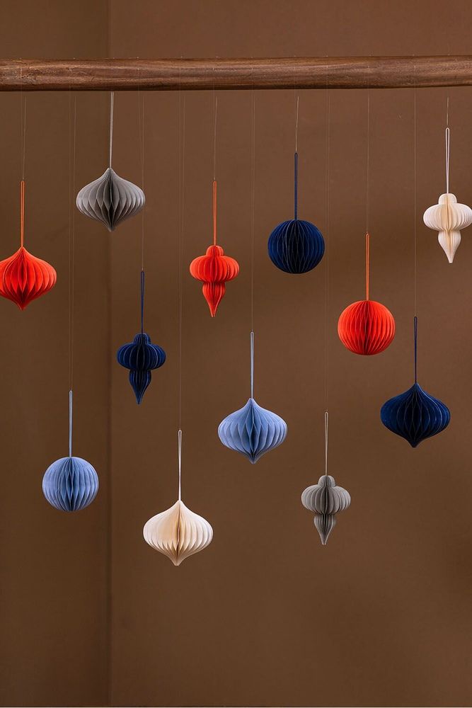 Decorative objects - Paper Pendant HUMMING, BALL & DROP - TRANQUILLO