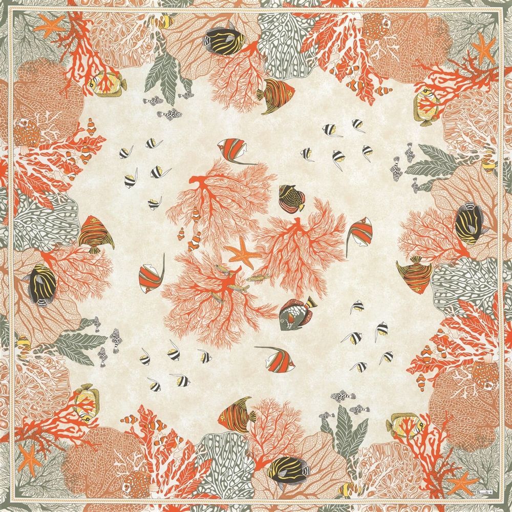 Linge de table textile - Nappe Porquerolles - BEAUVILLÉ