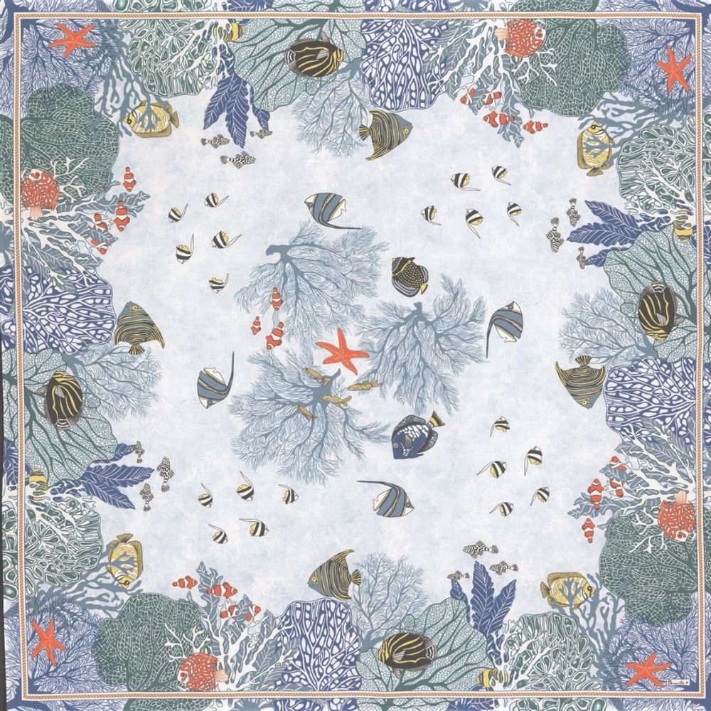 Linge de table textile - Nappe Porquerolles - BEAUVILLÉ