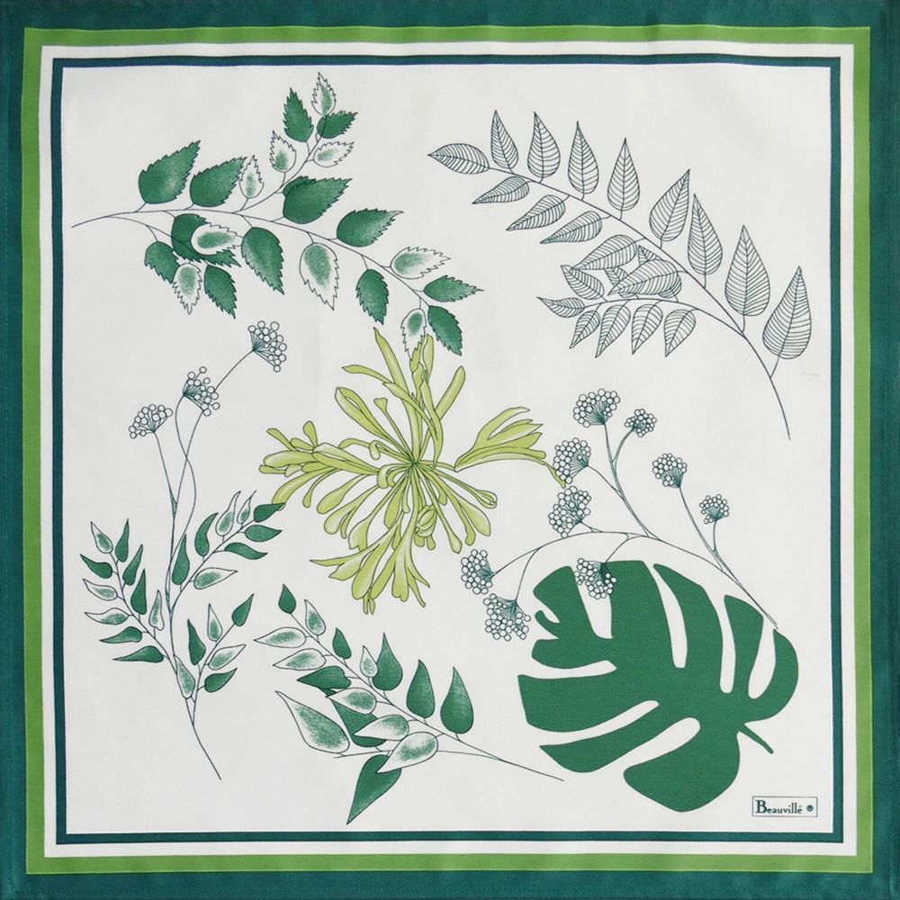 Linge de table textile - Serviette Agapanthes - BEAUVILLÉ