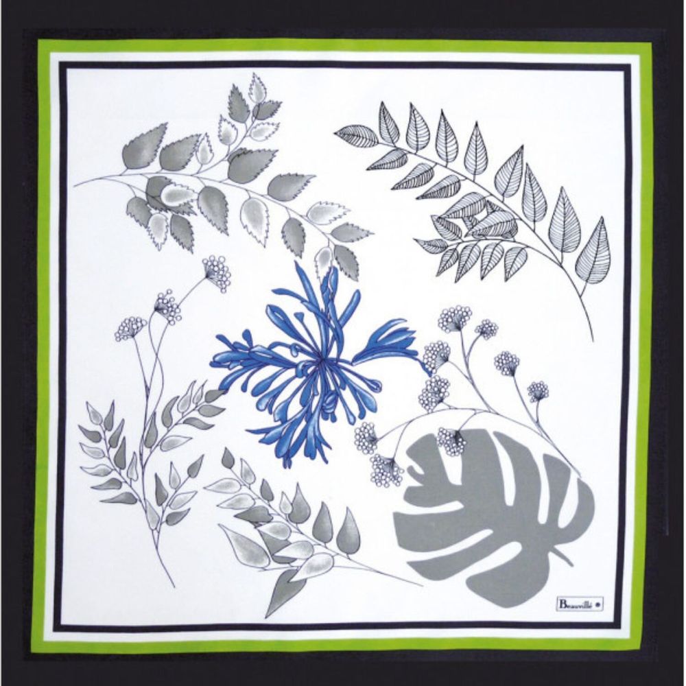 Linge de table textile - Serviette Agapanthes - BEAUVILLÉ
