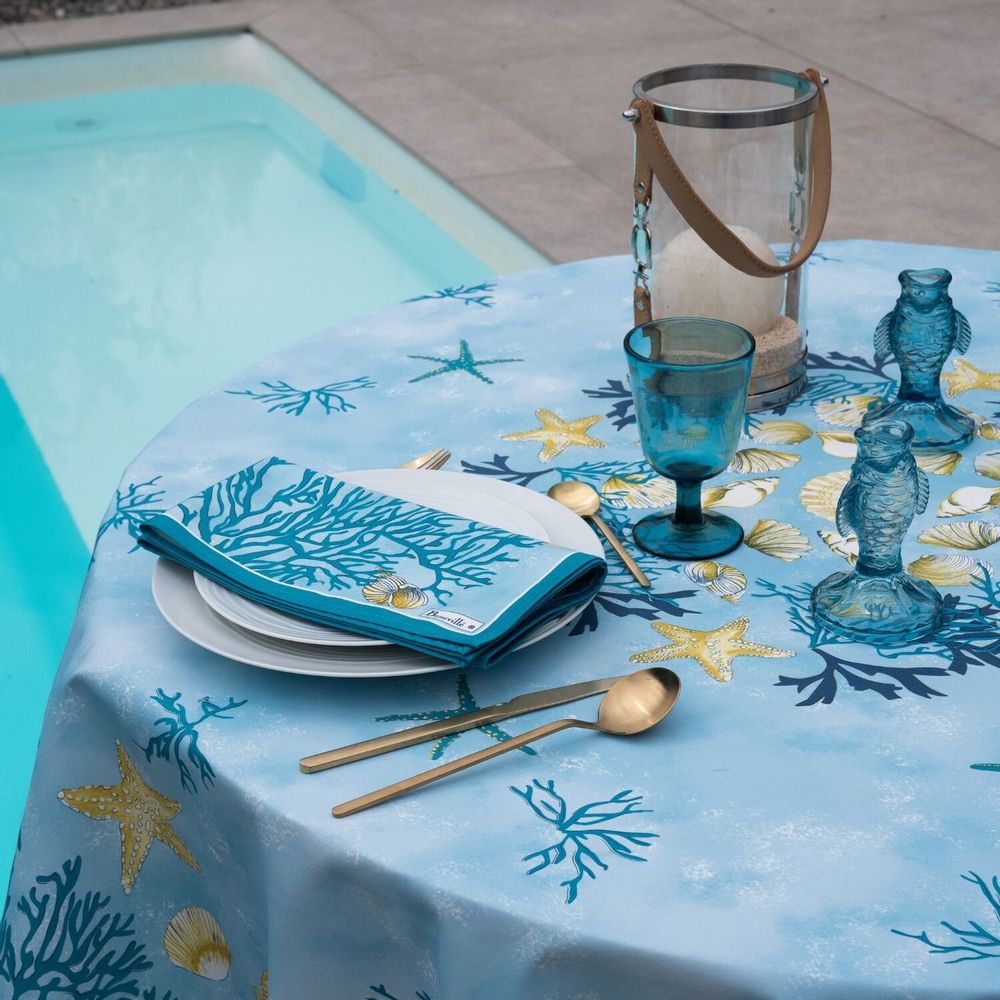 Linge de table textile - Nappe Corail - BEAUVILLÉ
